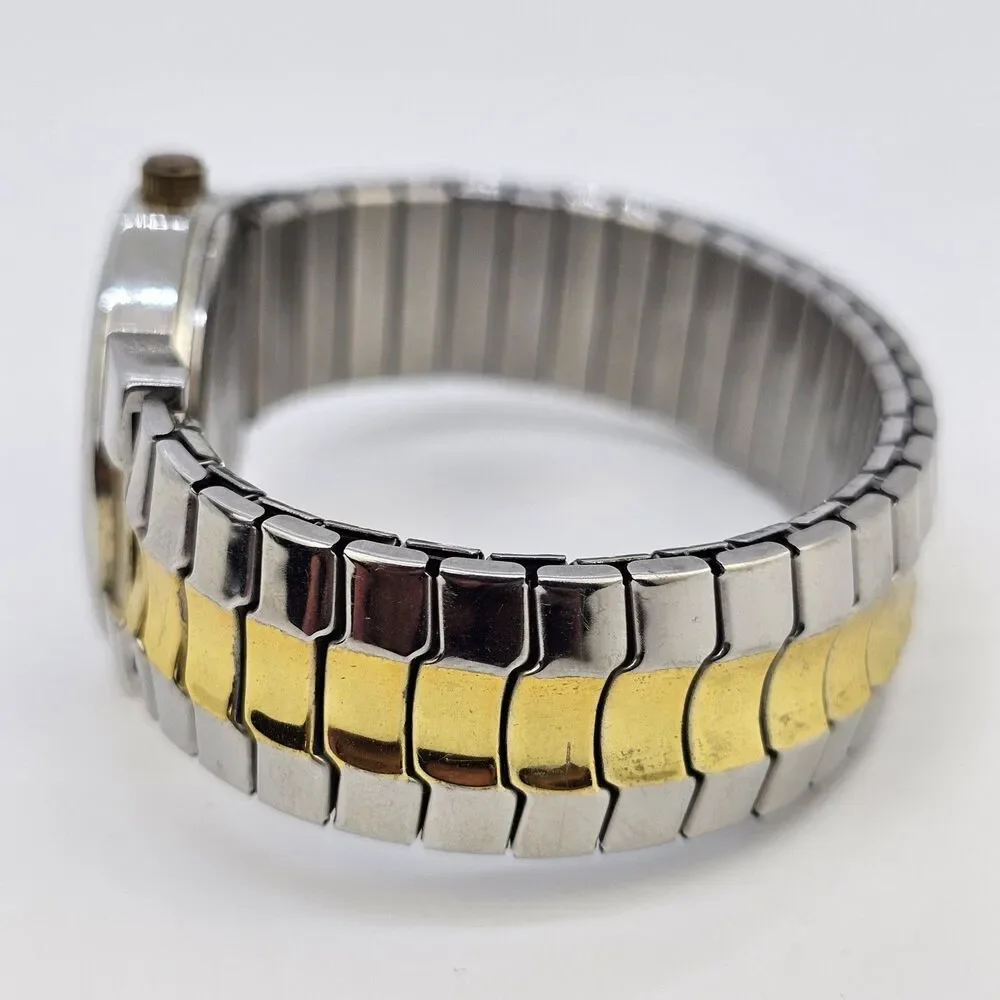 Decade Women's Watch 33MM Gray Dial Gray Gold Expandable Band‎ 6.5